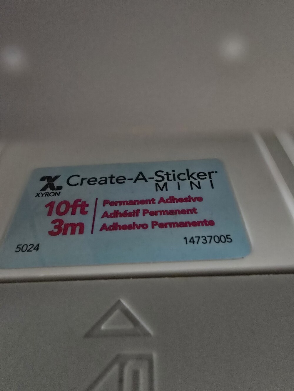 Create-A-Sticker Mini Sticker Maker in Blue & White - Picture 9 of 10